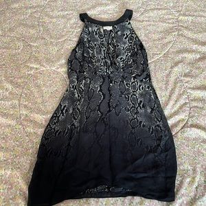 Parker dress animal print size Small